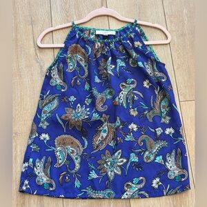 Anne Taylor loft paisley print halter top